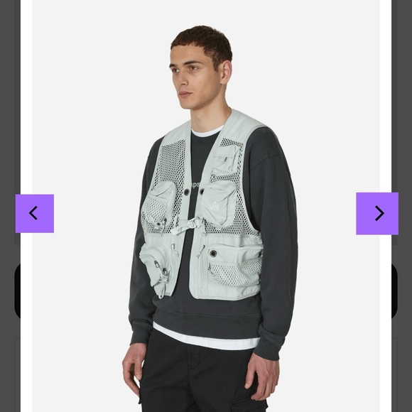 Nike ACG Buttles Vest 'Light Silver' - Picture 7 of 14